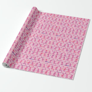 Pink Ribbon Cancer Awareness Wrapping Paper