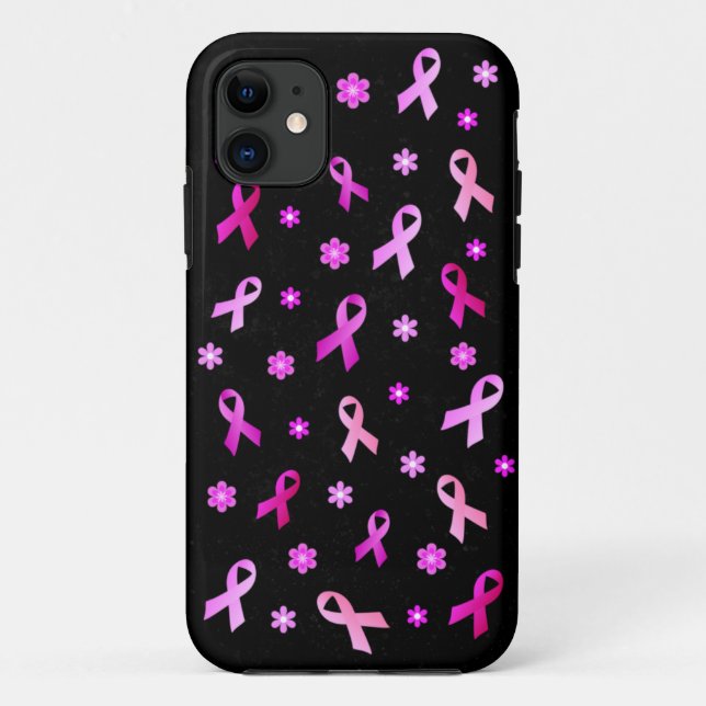 Pink Ribbon Case-Mate iPhone Case (Back)