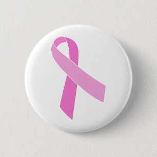 Pink Ribbon Customizable 2 Inch Round Button