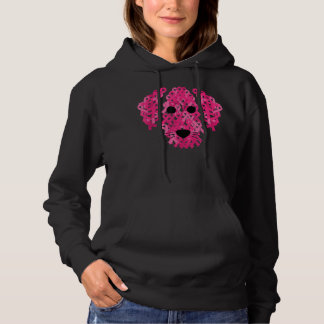 Pink Ribbon Dog Inspirational Breast Cancer Awaren Hoodie