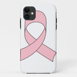 Pink Ribbon Drawing iPhone 11 Case