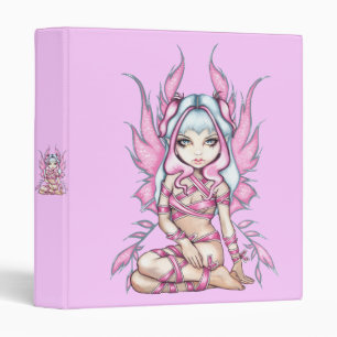 Pink Ribbon Fairy Binder
