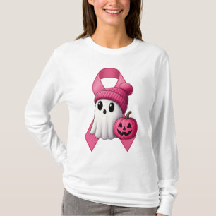 Pink Ribbon Floral - Breast Cancer Support T-Shirt