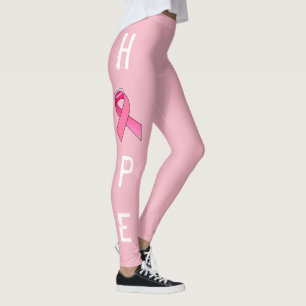PINK RIBBON HOPE LEGGINS by OASOTA Leggings