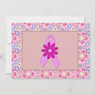 Pink Ribbon Invitations