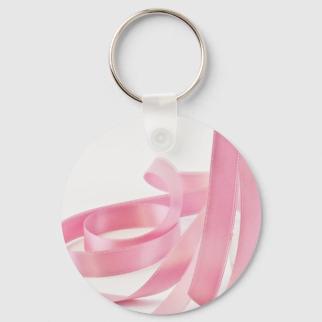 Pink Ribbon Keychain (Front)