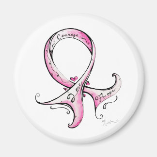 Pink Ribbon Magnet