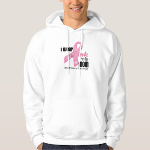 Pink Ribbon Mom Breast Cancer Hoodie