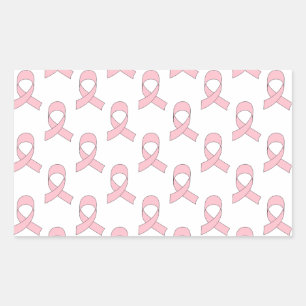Pink Ribbon Pattern Sticker
