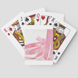 Pink Ribbon Playing Cards