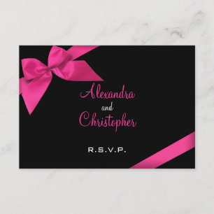 Pink Ribbon RSVP Invitation