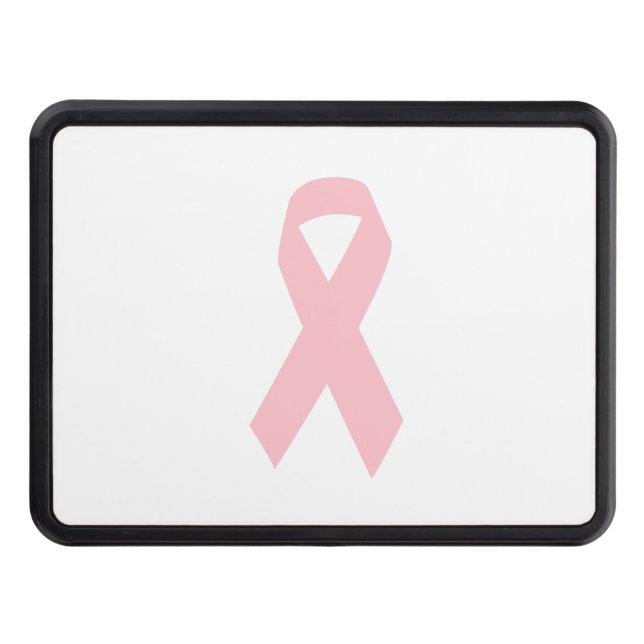 Pink Ribbon Shape Trailer Hitch Cover (Front)