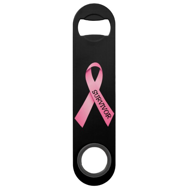 Pink Ribbon Speed Bottle Opener (Front)
