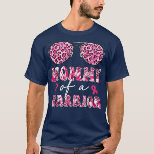Pink Ribbon Sunglasses Mommy Of A Breast Cancer Wa T-Shirt