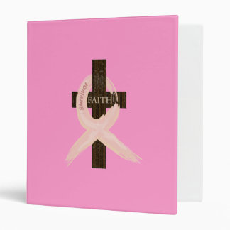 Pink Ribbon Survivor Awareness and Log Book Binder