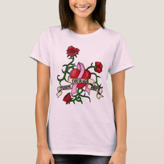 Pink Ribbon Tattoo Shirt