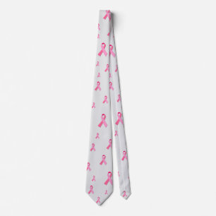 Pink Ribbon Tie