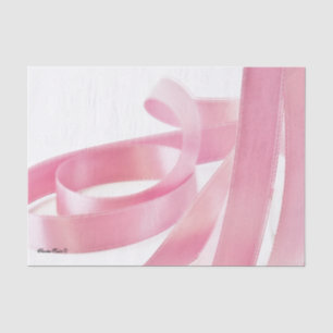 Pink Ribbon Tissue Paper
