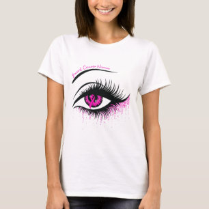 Pink Ribbon Warrior Breast Cancer Awareness Month T-Shirt