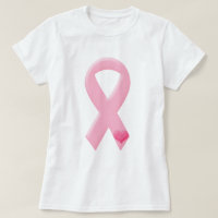 Pink Ribbon with Heart