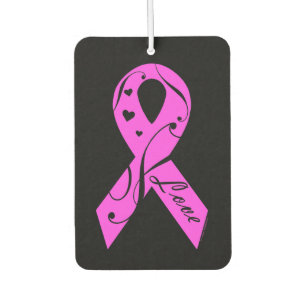 Pink Ribbon With Love Air Freshener