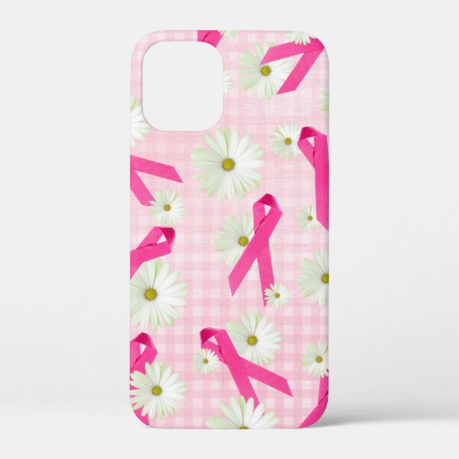 Pink Ribbons and Daisies Case-Mate iPhone Case (Back)