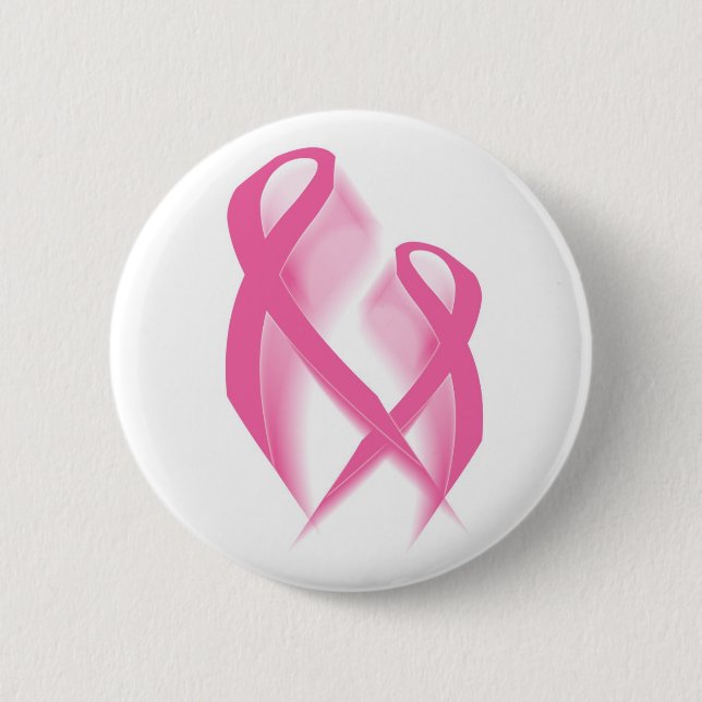 Pink Ribbons Button (Front)