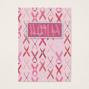 Pink Ribbons Gift Tag