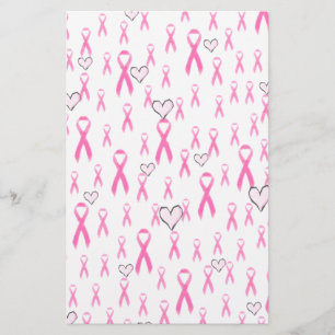 Pink Ribbons,I Care!_ Stationery
