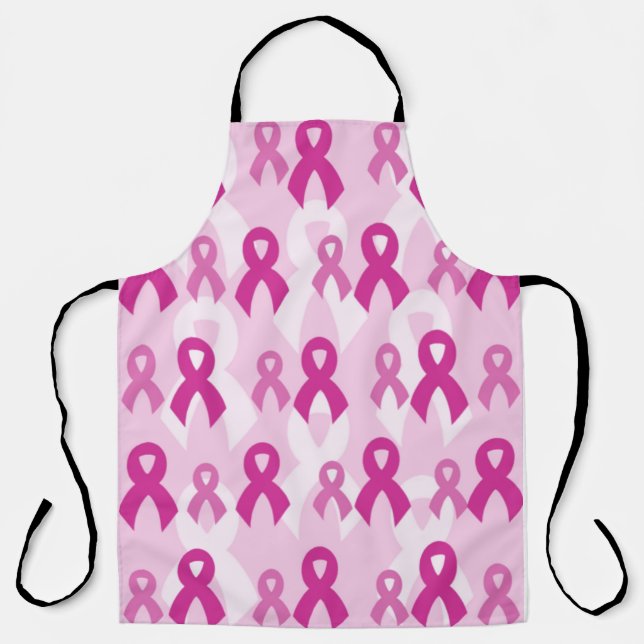 Pink Ribbons/Light...Breast Cancer Apron (Front)