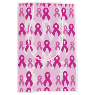 Pink Ribbons/Light...Breast Cancer Medium Gift Bag