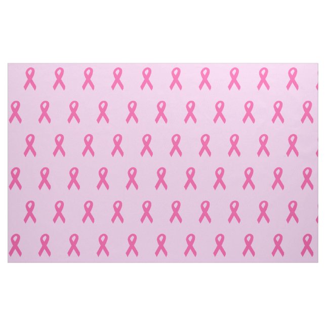 Pink Ribbons Patterned Fabric (Yard)