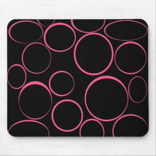 Pink Rings Mousepad