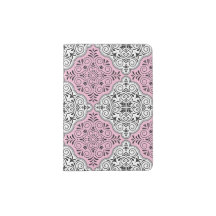 Pink Rococo Pattern Flourish