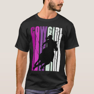 Pink Rodeo Cowgirl Birthday Country Girls Western T-Shirt