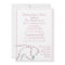 Pink Rosary Communion Invitation