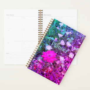 Pink Rose and primrose Planner