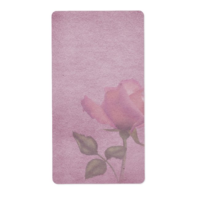 Pink Rose Apothecary Label (Front)