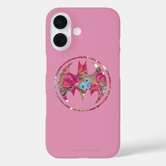 Pink Rose Bat Signal Case-Mate iPhone Case (Back)