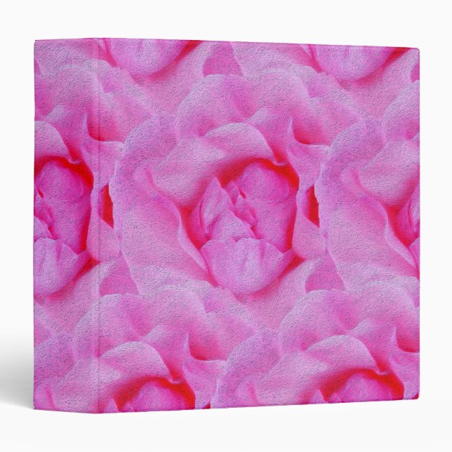 pink rose binder (Front/Spine)