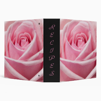 pink rose binder