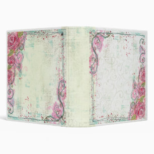 Pink Rose Binder/Album Binder