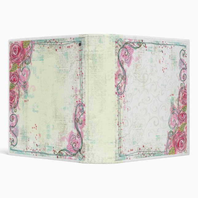 Pink Rose Binder/Album Binder (Background)