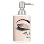 Pink Rose Blush Eye Lashes Beauty Studio Makeup