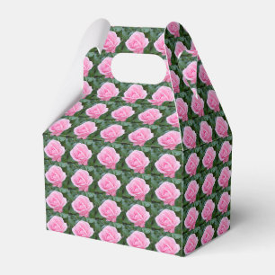 Pink Rose Bud Favour Box