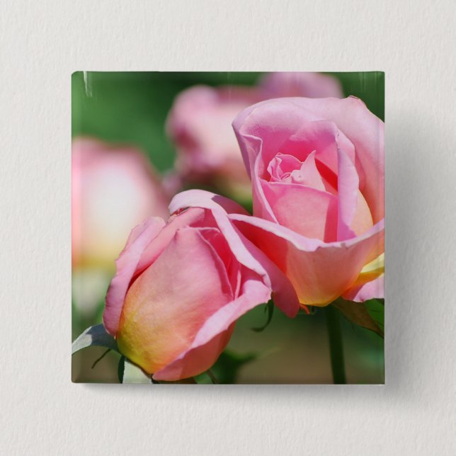 Pink Rose Bud  Pin (Front)