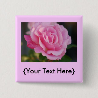 Pink Rose Button