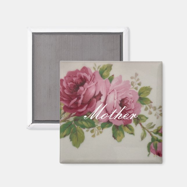 Pink Rose Elegance  Magnet (Front/Back)