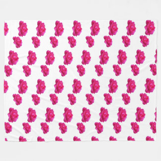 pink rose Fleece Blanket