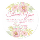 Pink Rose Floral Party Favour